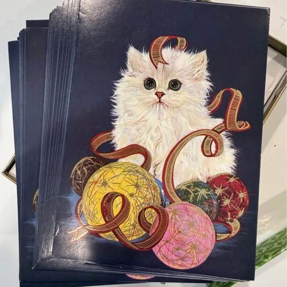 Cat Christmas cards ￼